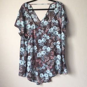 Torrid Floral Blouse